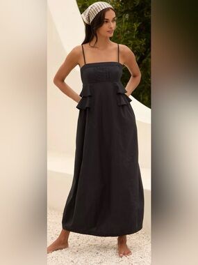 anthropologie empire waist dress By | Dresses | Anthropologie Striped Maxi Glitter Cowl Neck Spaghetti Floral dress Shanghai fashion Color:Tan - Khaki